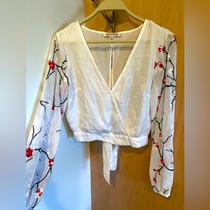 Roses Embroided Blouse